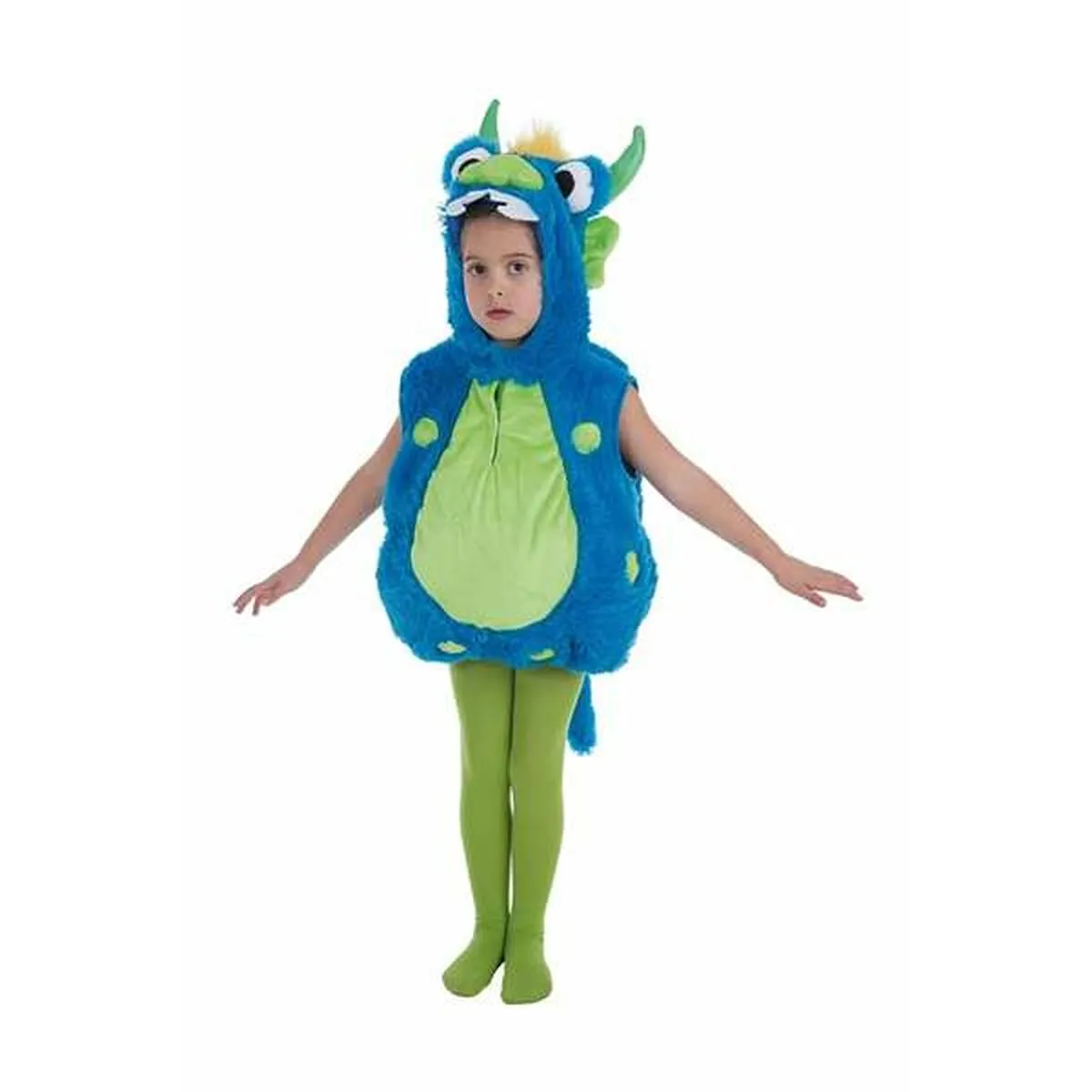 Costume per Bambini Mostro Azzurro 5-6 Anni (1 Pezzi)