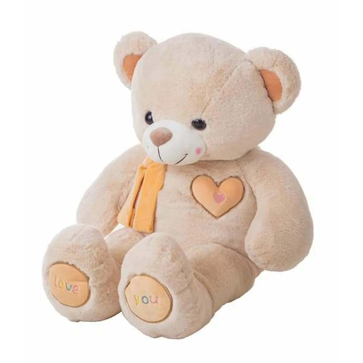 Peluche Valentin Beige Orso 75 cm