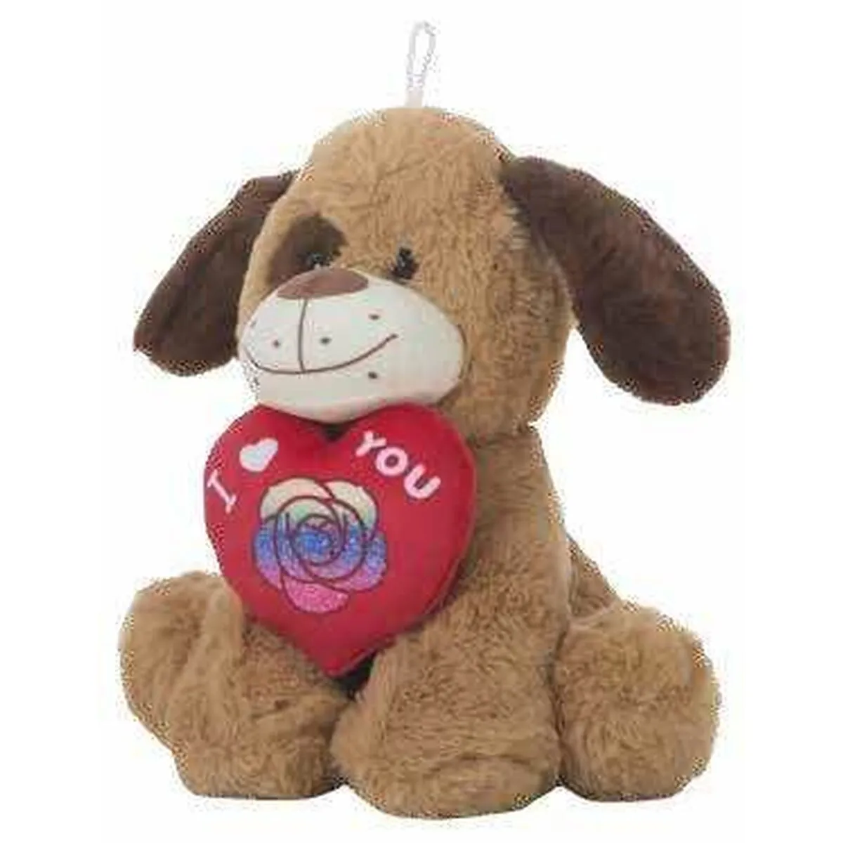 Peluche Amour Cuore Cane 25cm