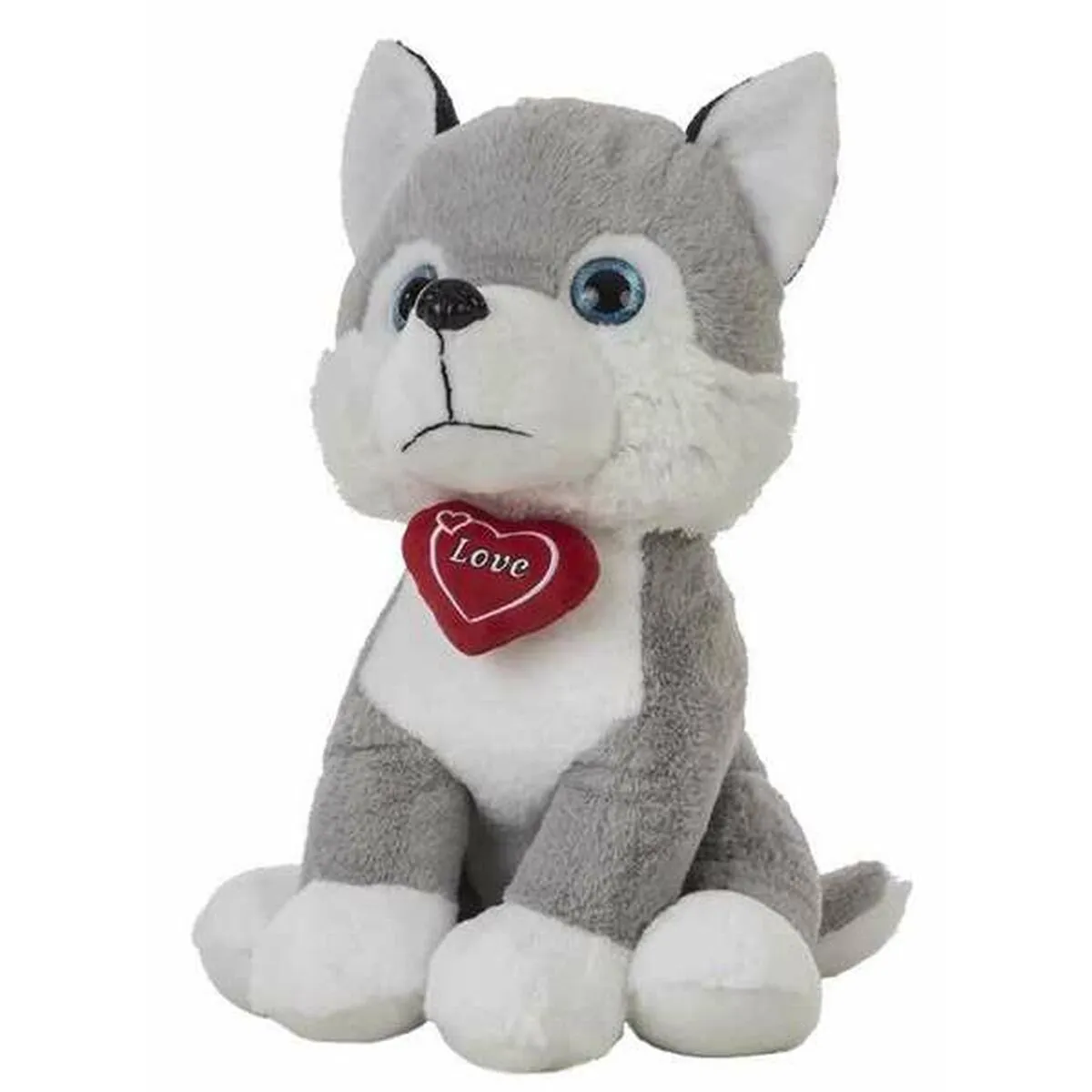 Peluche Husky Cuore 48 cm