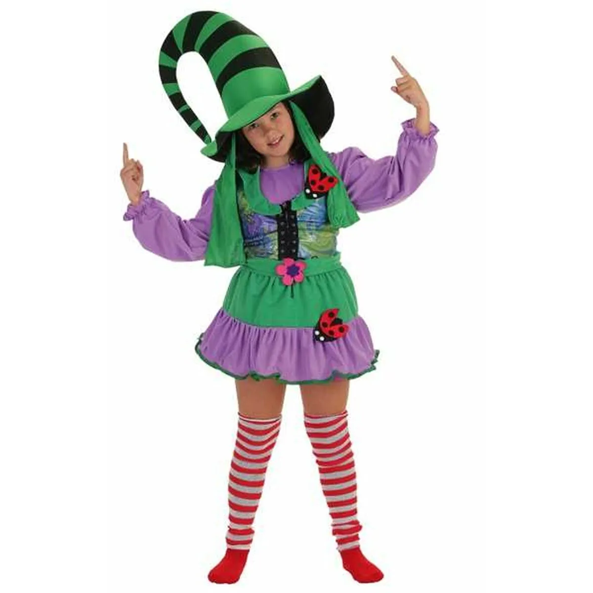 Costume per Bambini 3-5 anni Folletto (6 Pezzi)