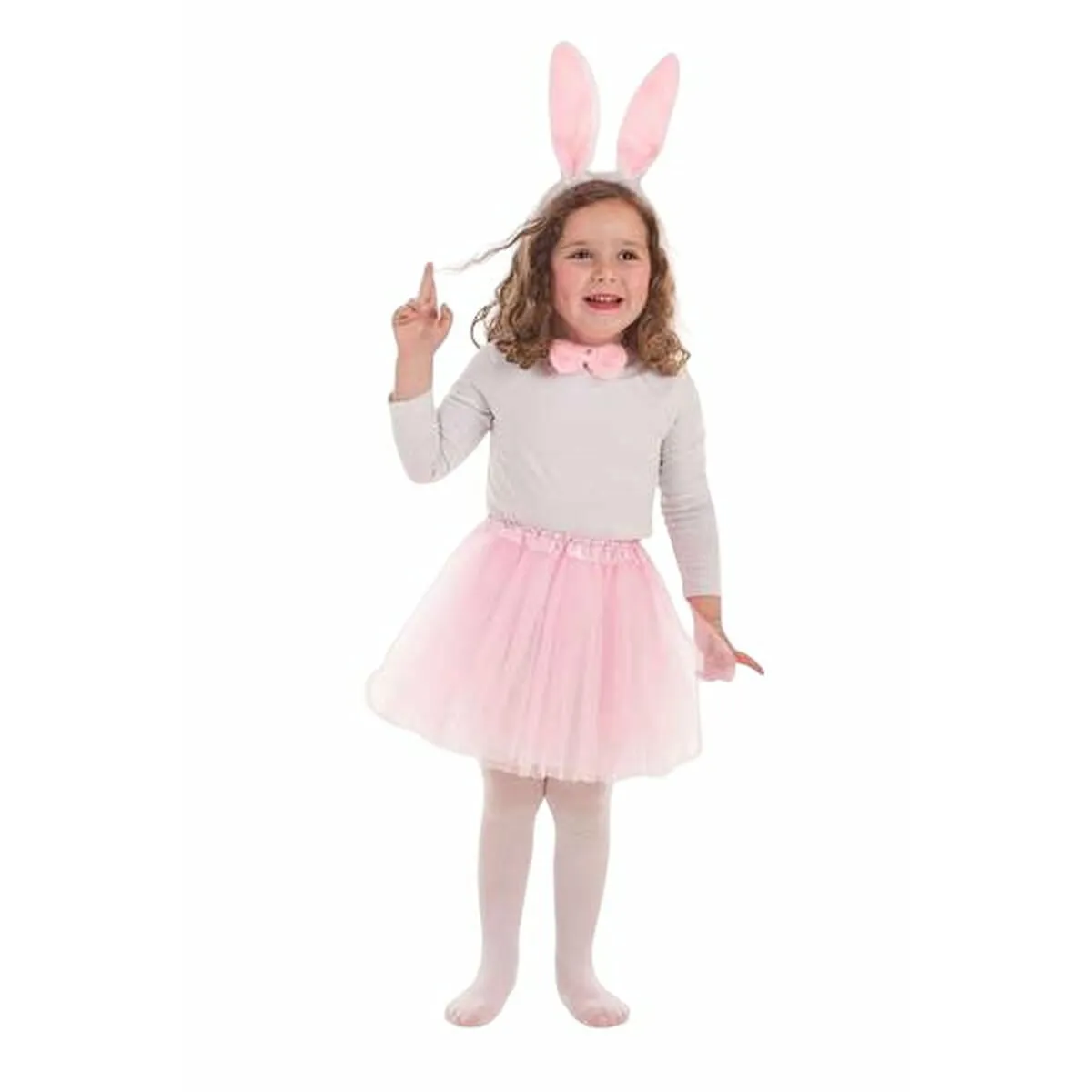 Costume per Bambini Tutu Coniglietta Rosa chiaro 4 Pezzi Rosa