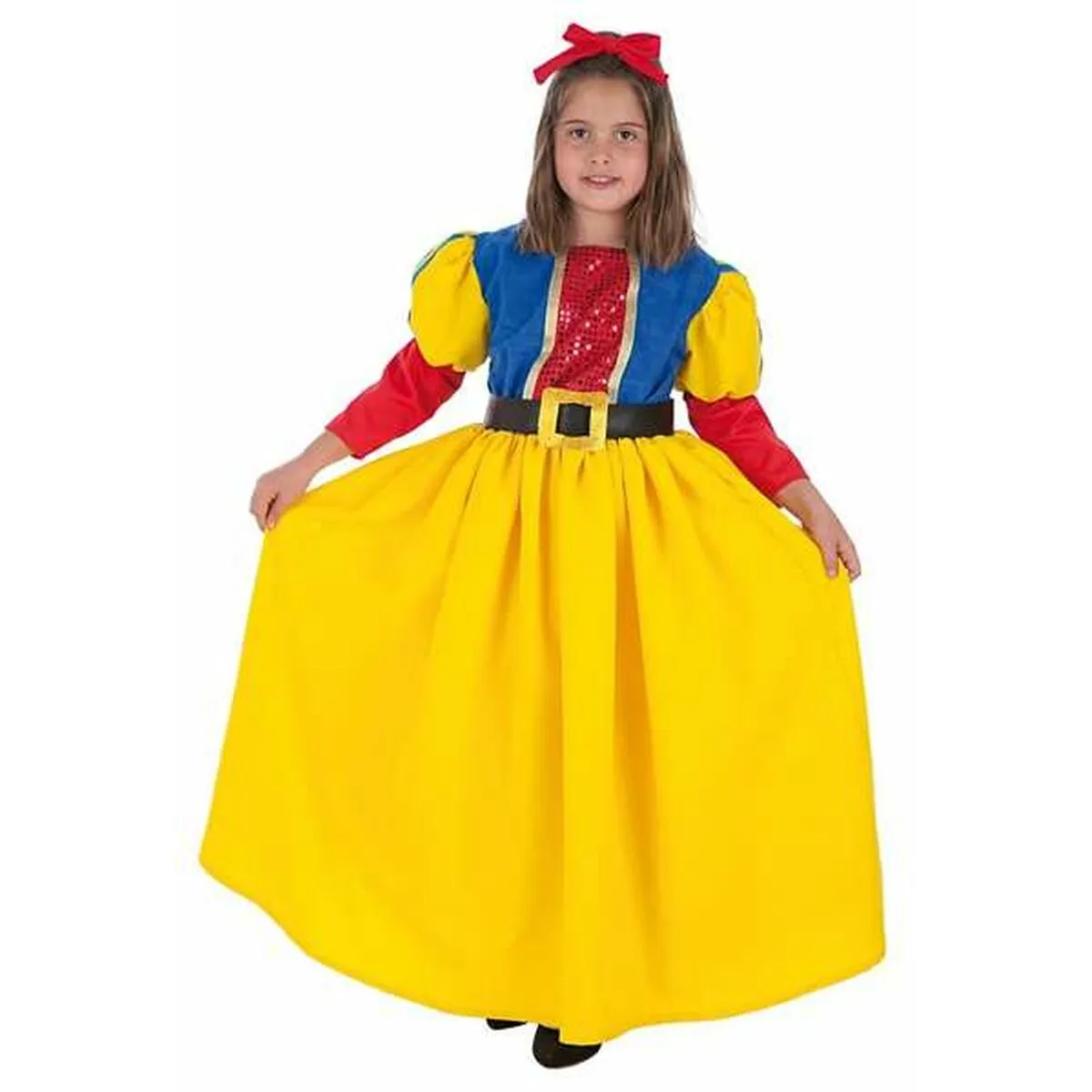 Costume per Bambini Biancaneve 3-5 anni (4 Pezzi)