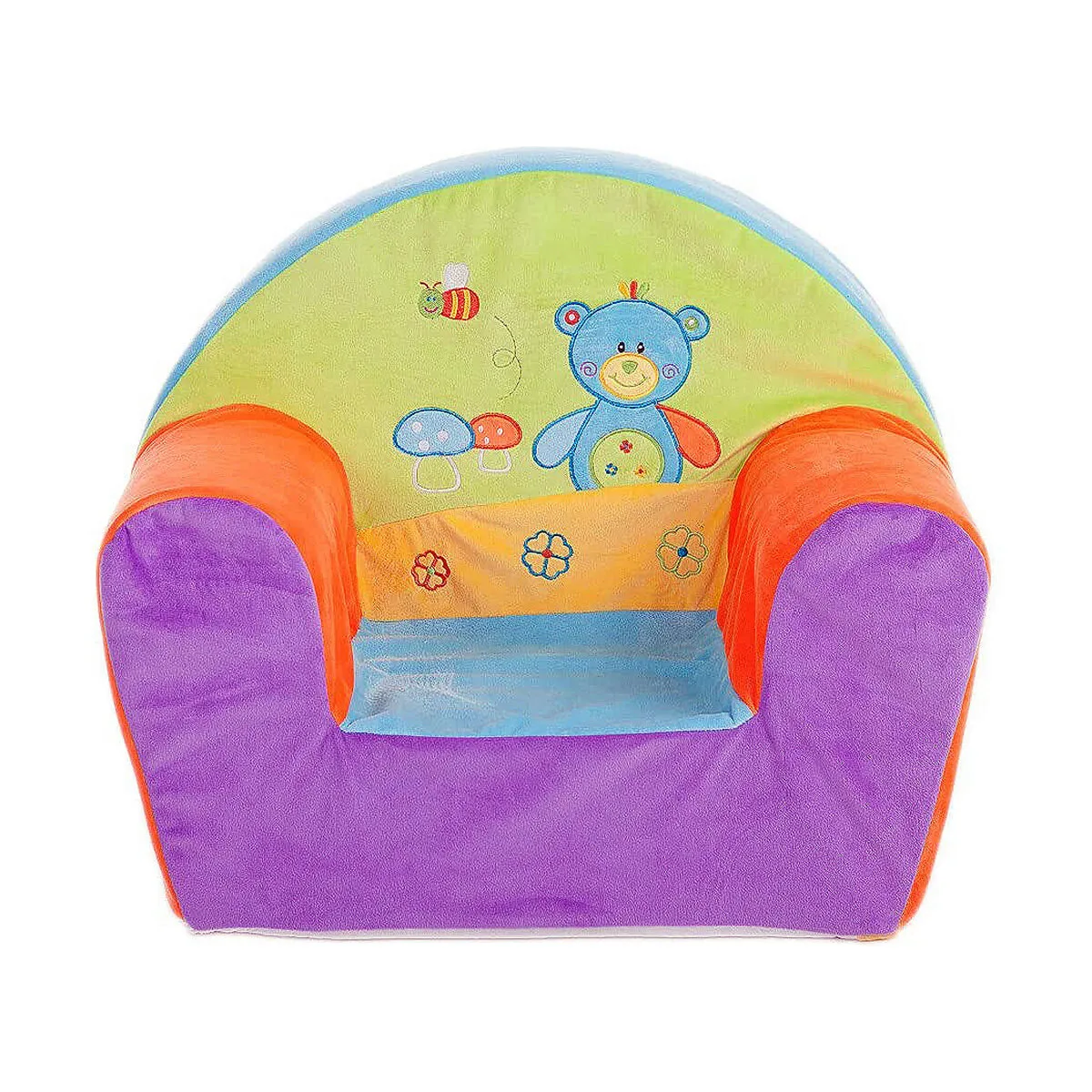 Poltrona per Bambini Multicolore Orso 44 x 34 x 53 cm