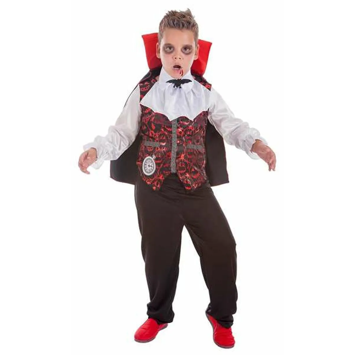 Costume per Bambini 3-6 anni Vampiro (4 Pezzi)