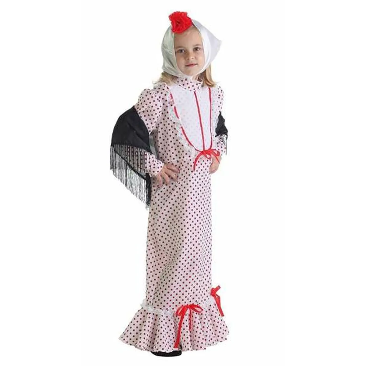 Costume per Bambini Chulapa 7-9 Anni (3 Pezzi)