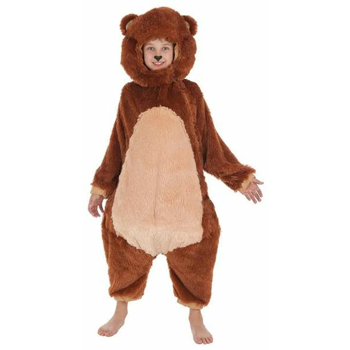 Costume per Bambini 8-9 anni Marrone Orso (2 Pezzi)