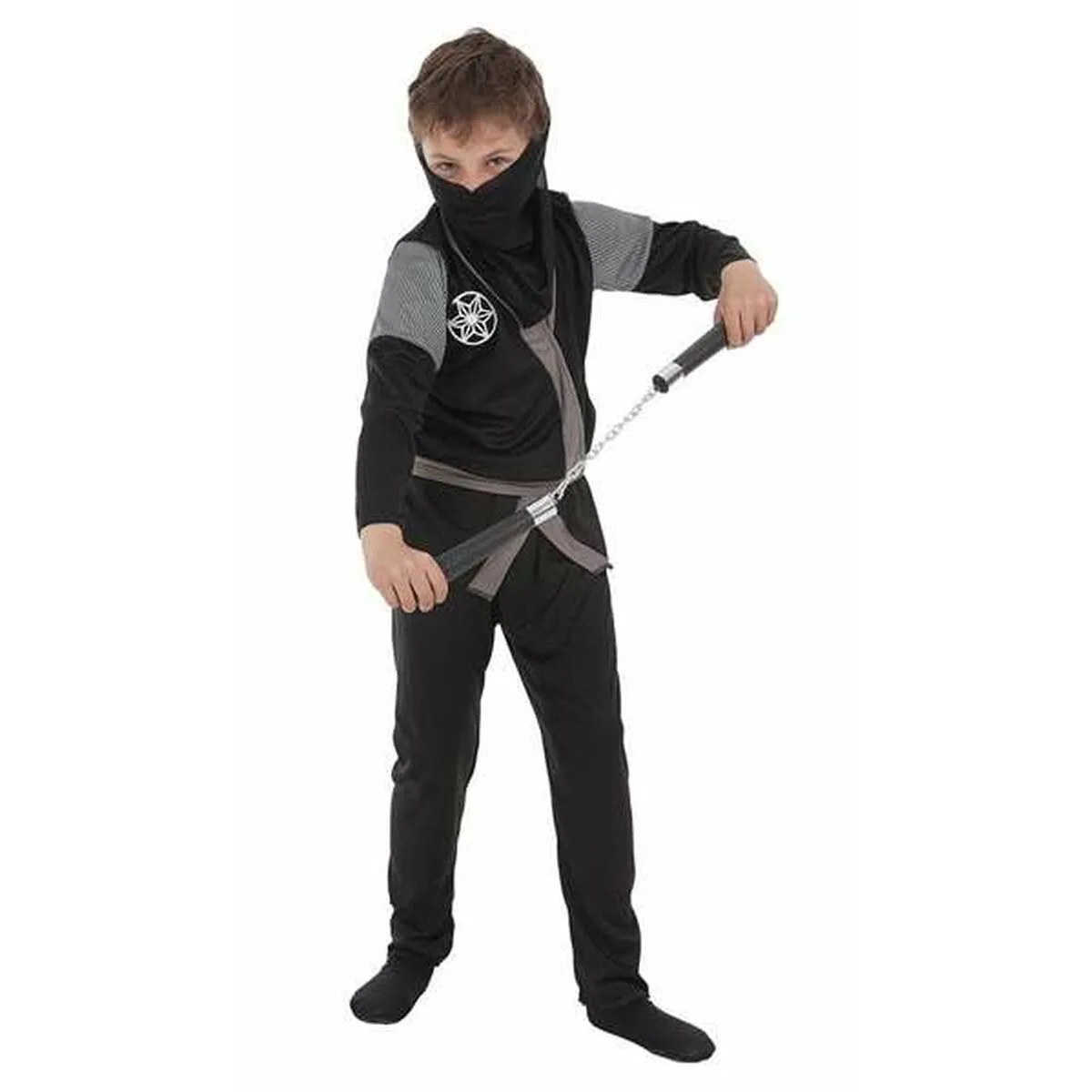 Costume per Bambini 3-6 anni Ninja (4 Pezzi)