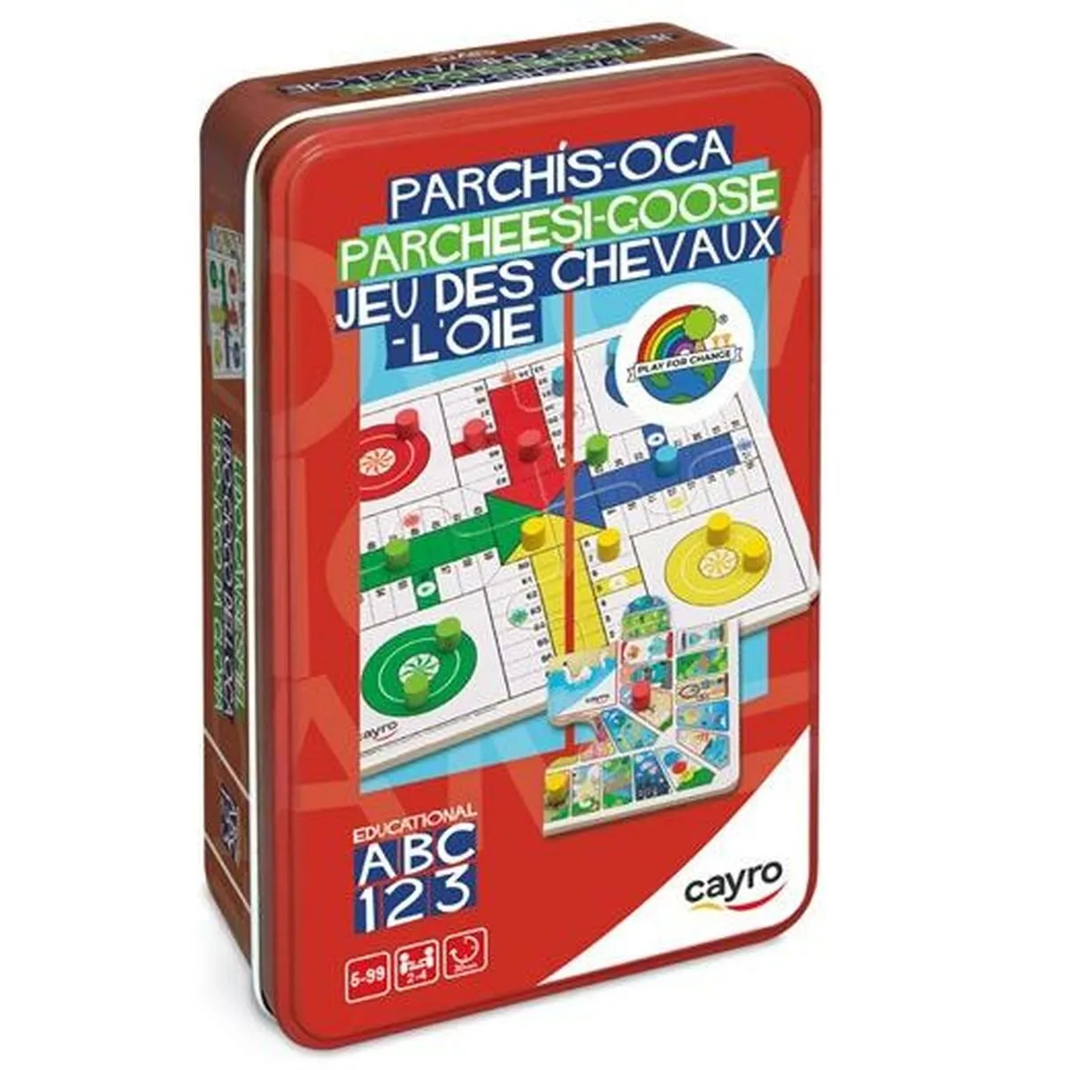 Tabellone per Parcheesi e Gioco dell'Oca Cayro