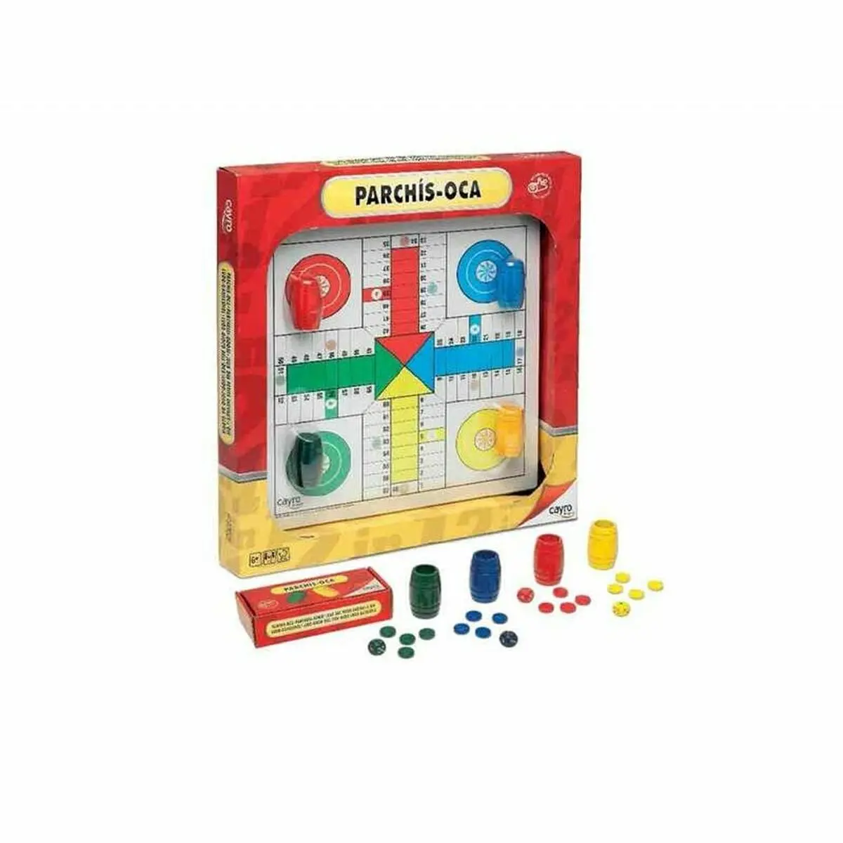 Tabellone per Parcheesi e Gioco dell'Oca Cayro