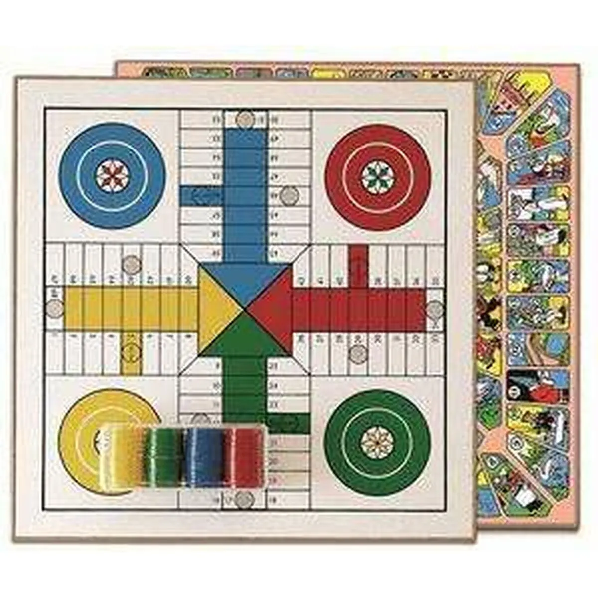 Tabellone per Parcheesi e Gioco dell'Oca Cayro