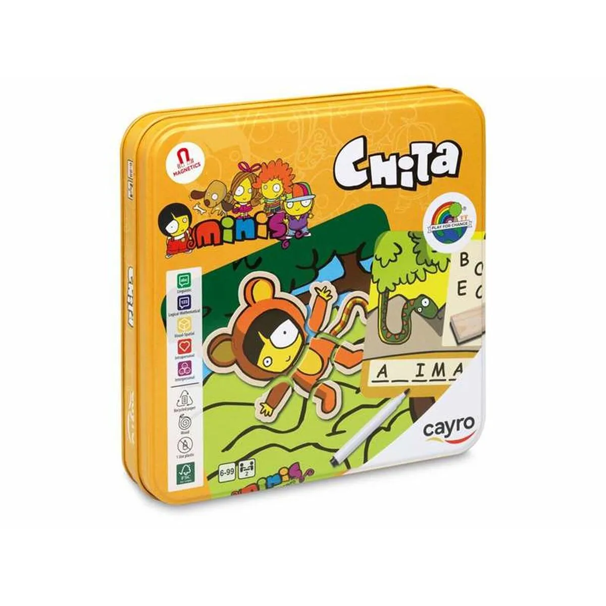 Gioco Educativo Prima Infanzia Cayro Chita 8 Pezzi