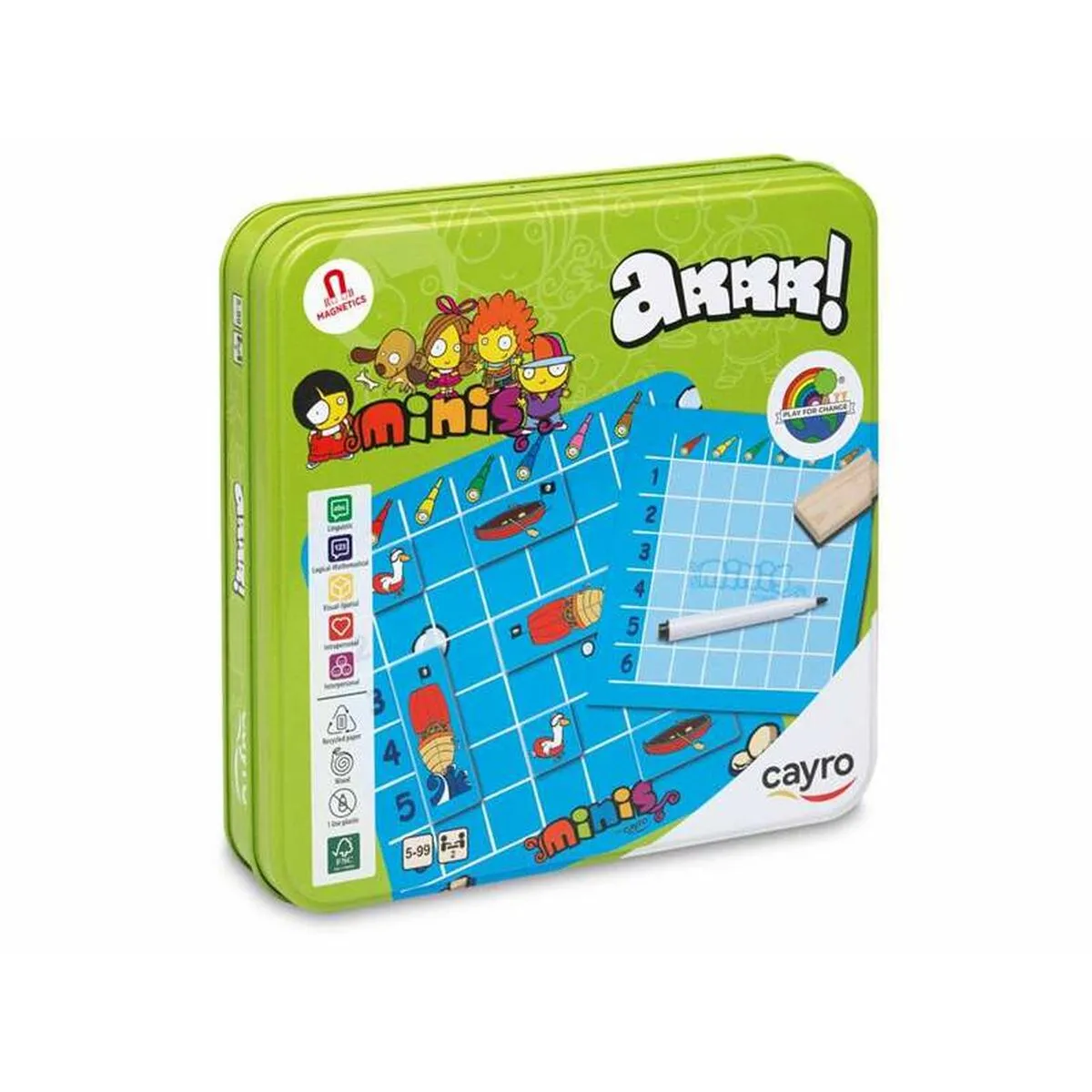 Gioco Educativo Prima Infanzia Cayro Arrr! 8 Pezzi 19 x 19 x 3,5 cm