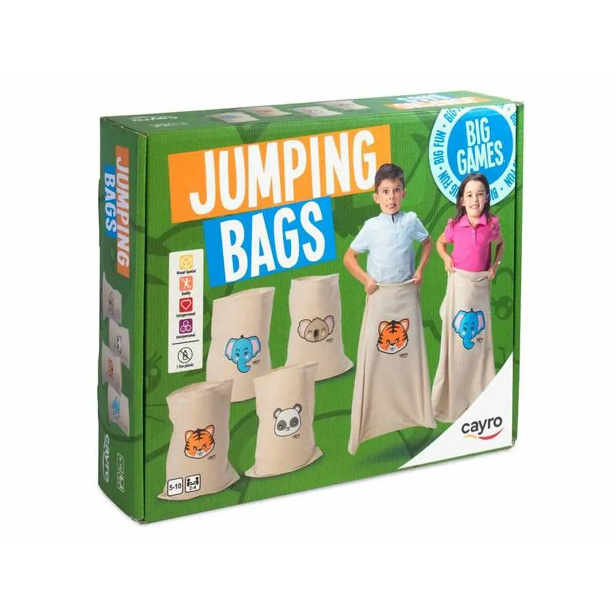 Sacco Cayro Jumping bags 70 x 55 cm 4 Pezzi