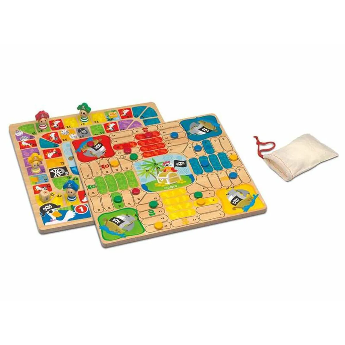 Tabellone per Parcheesi e Gioco dell'Oca Cayro 29 x 29 cm