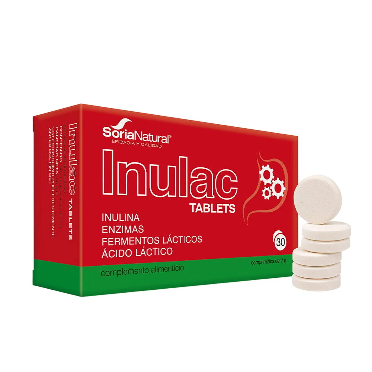 Integratore digestivo Soria Natural Inulac 30 Unità