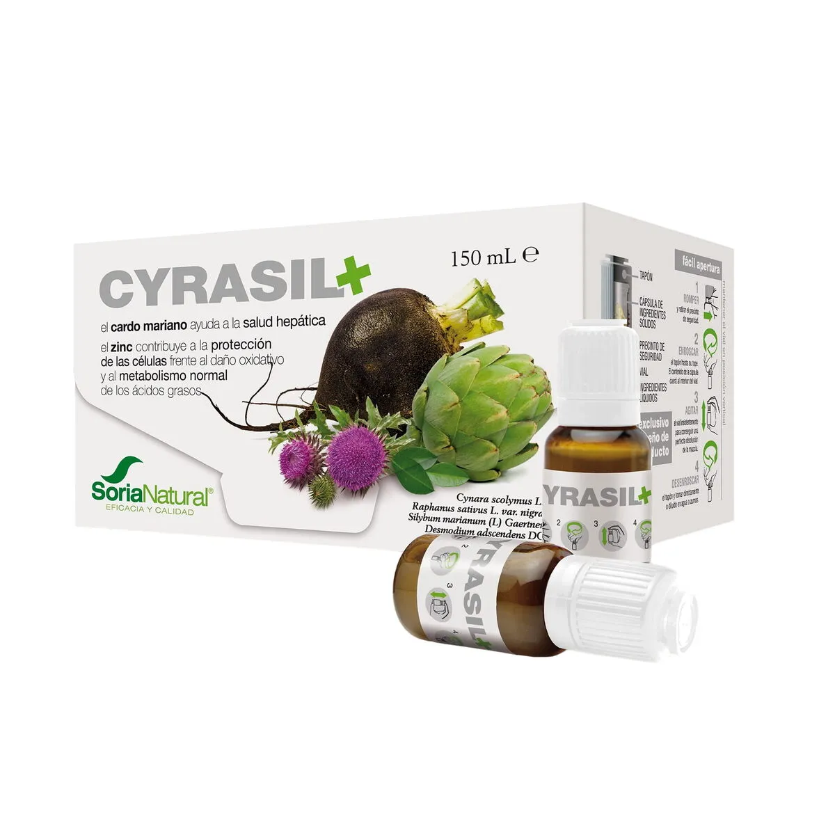 Integratore Alimentare Soria Natural Cyrasil+ 15 Unità 10 ml