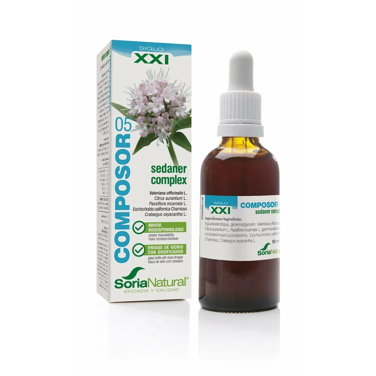 Integratore Alimentare Soria Natural Composor 05 Sedaner Complex Valeriana 50 ml