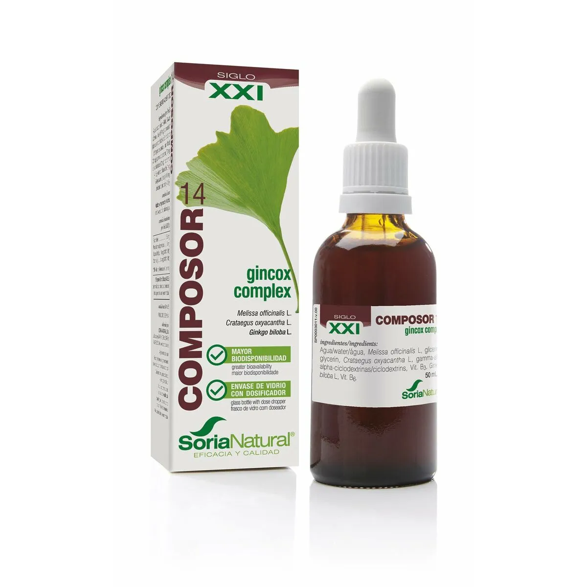 Integratore Alimentare Soria Natural Gincox complex 50 ml