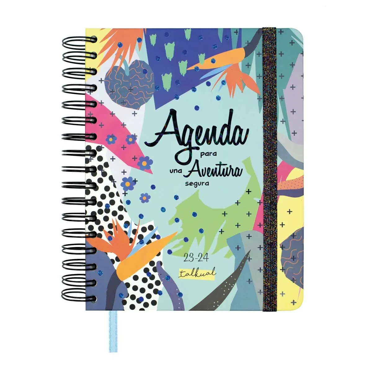 Agenda Finocam Talkual Aventura Per la scuola 2023-2024 Multicolore Quarto 15,5 x 21,7 cm