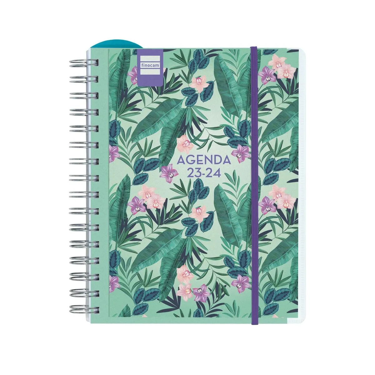 Agenda Finocam Tropic 2023-2024 Insegnante Multicolore Quarto 15,5 x 21,2 cm