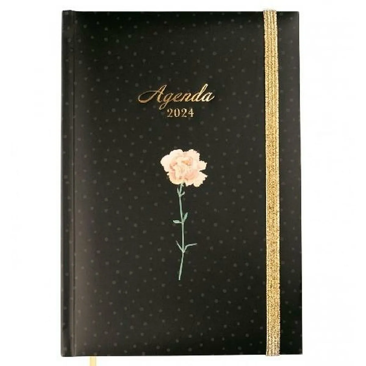 Agenda Finocam Dynamic Berlin Flower 2024 Multicolore A5 14 x 20,4 cm