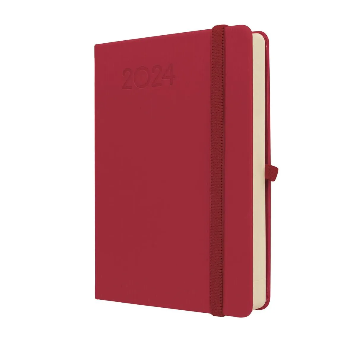 Agenda Finocam Minimal Textura 2024 Rosso 11,8 x 16,8 cm