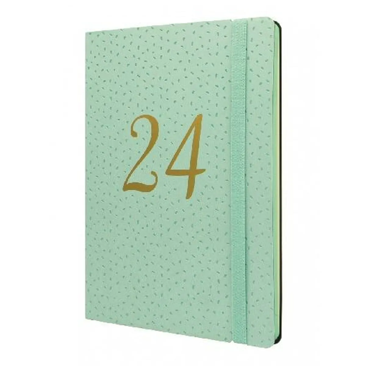 Agenda Finocam Flexy Joy Confeti 2024 Verde Chiaro A5 14,8 x 21 cm