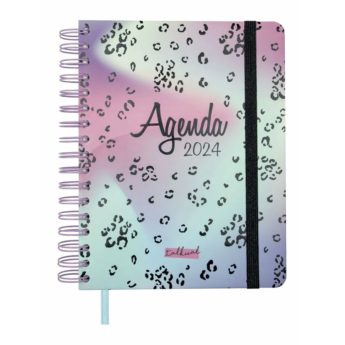 Agenda Finocam Talkual Shine 2024 Multicolore Quarto 15,5 x 21,7 cm