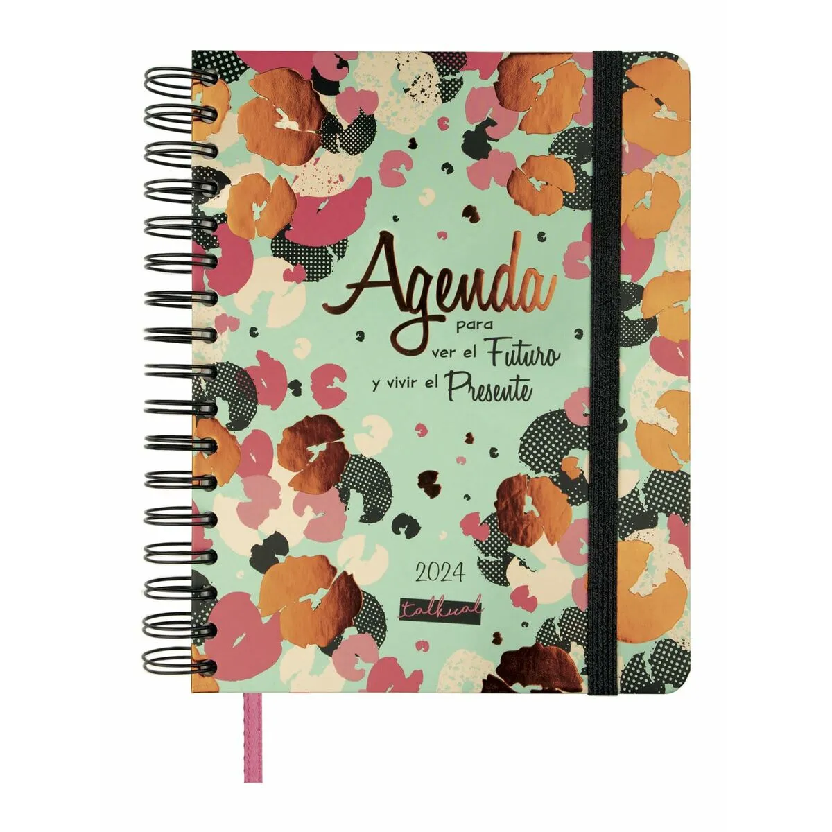 Agenda Finocam Talkual Futuro 2024 Multicolore Quarto 15,5 x 21,7 cm