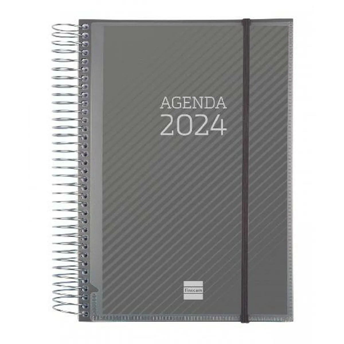 Agenda Finocam Basics Personalizzabile 2024 Trasparente A5 15,5 x 21,2 cm