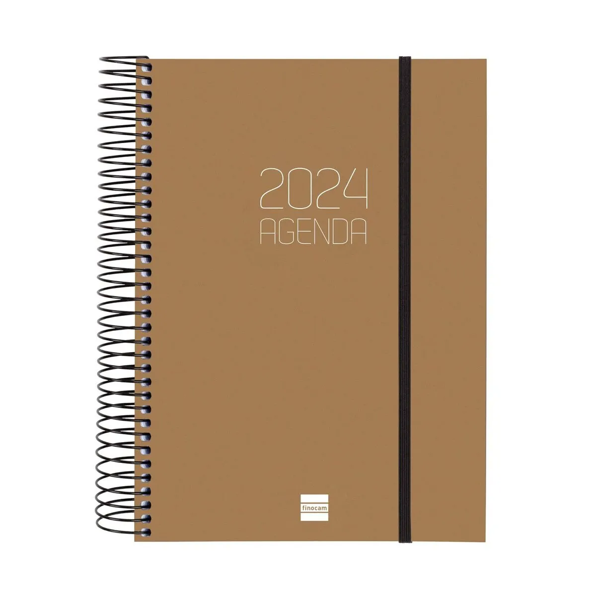 Agenda Finocam Opaque 2024 Marrone A5 15,5 x 21,2 cm