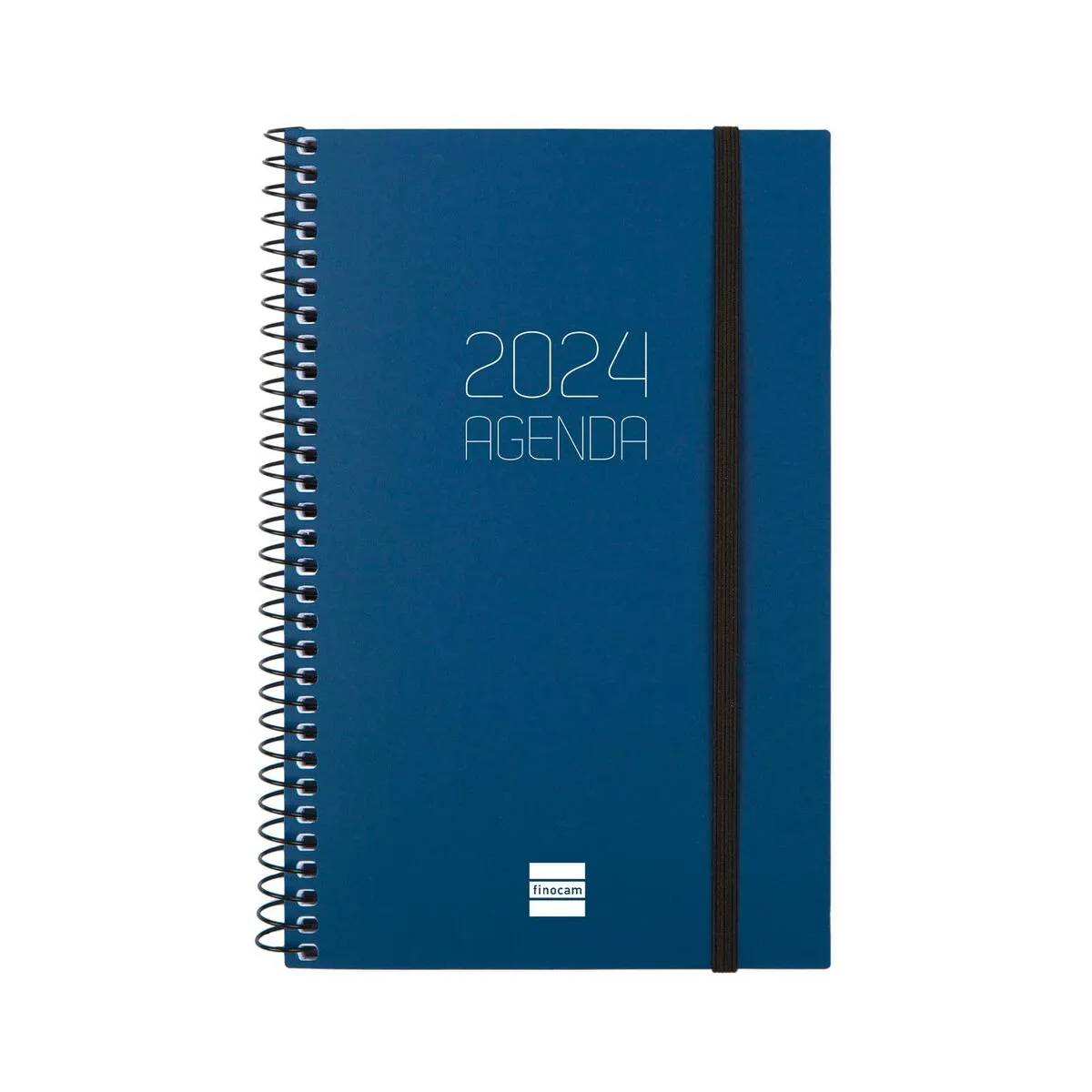 Agenda Finocam Opaque 2024 Azzurro 11,7 x 18,1 cm