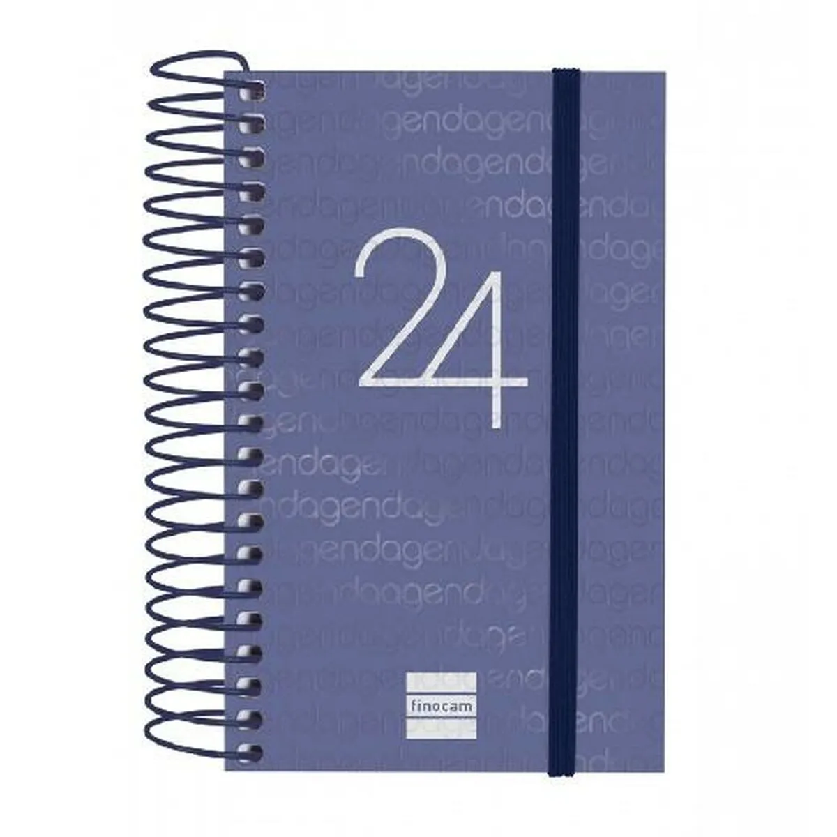 Agenda Finocam 2024 Azzurro 7,9 x 12,7 cm