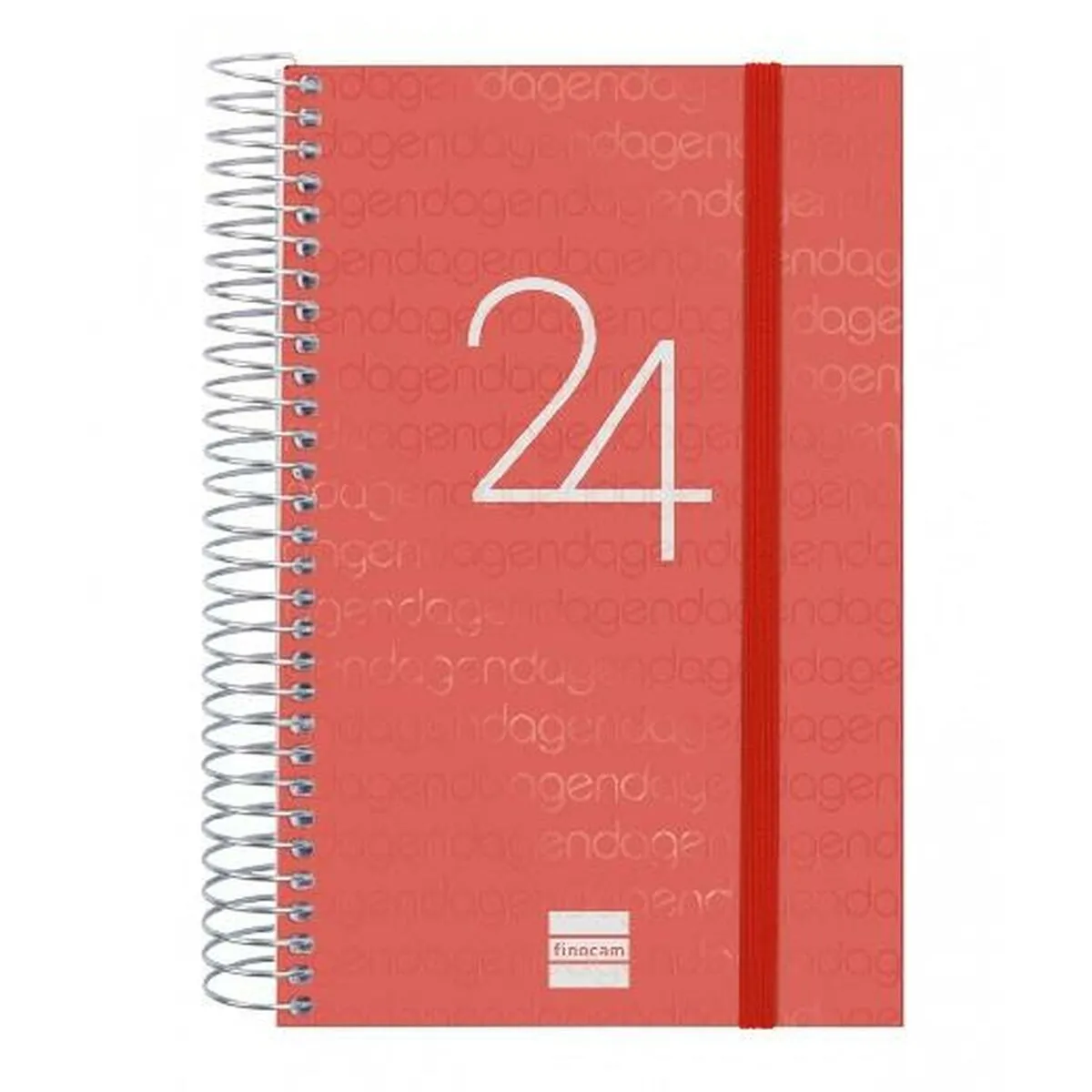 Agenda Finocam 2024 Rosso 11,7 x 18,1 cm