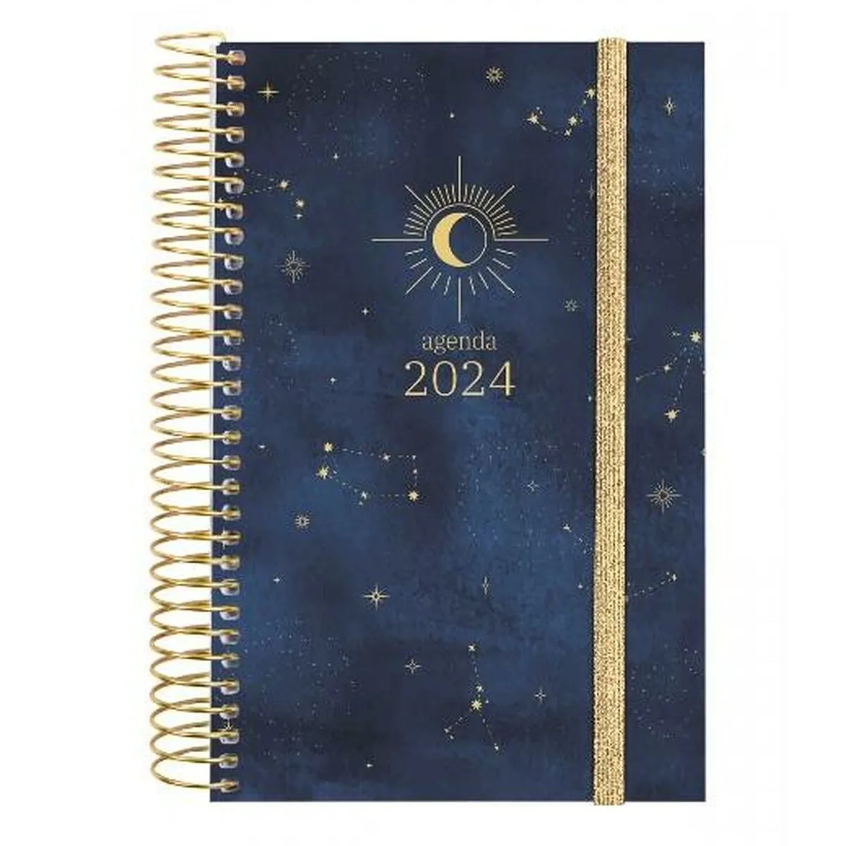 Agenda Finocam Design Collection Moon 2024 Multicolore 11,7 x 18,1 cm