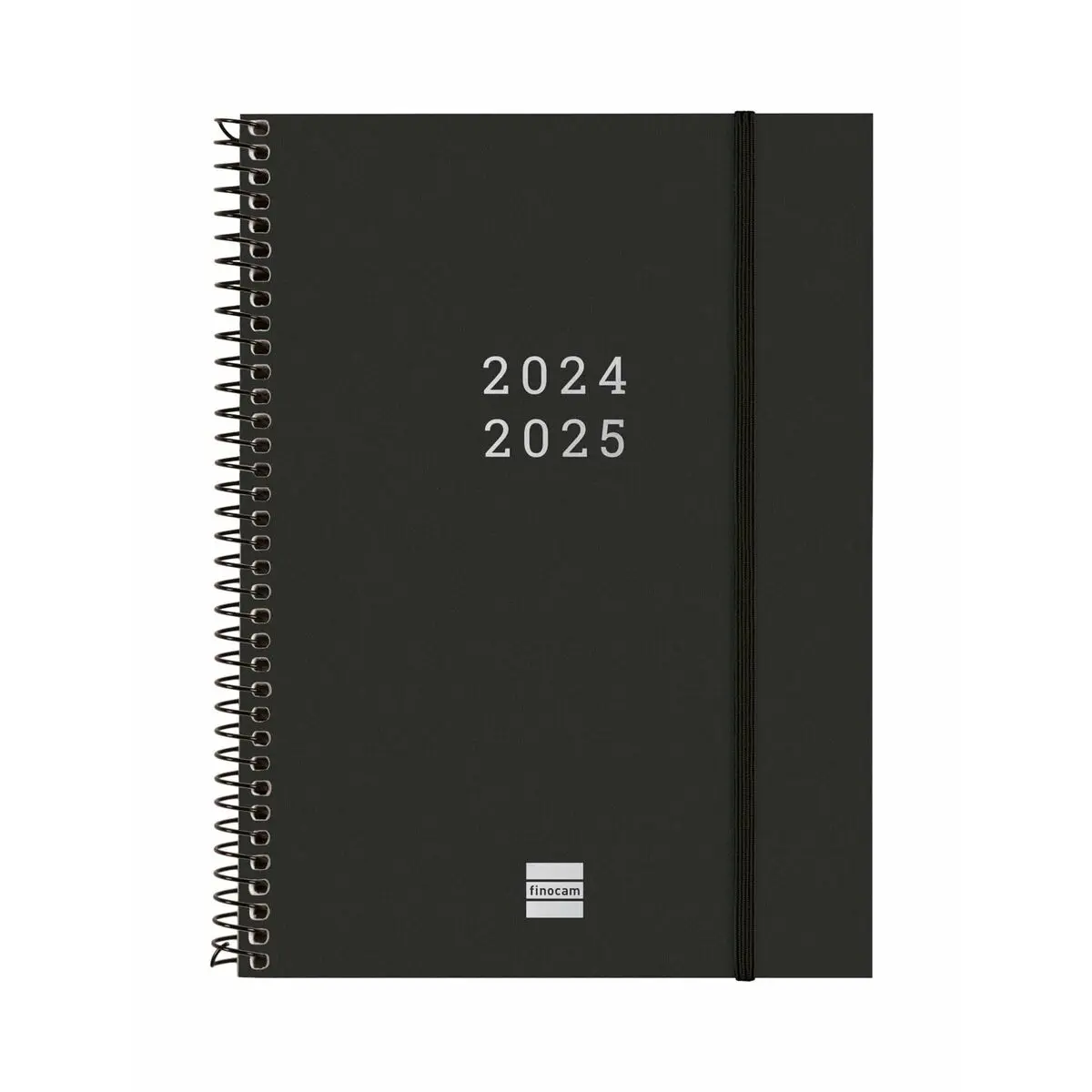 Agenda Finocam Nero A5 15,5 x 21,2 cm 2024-2025