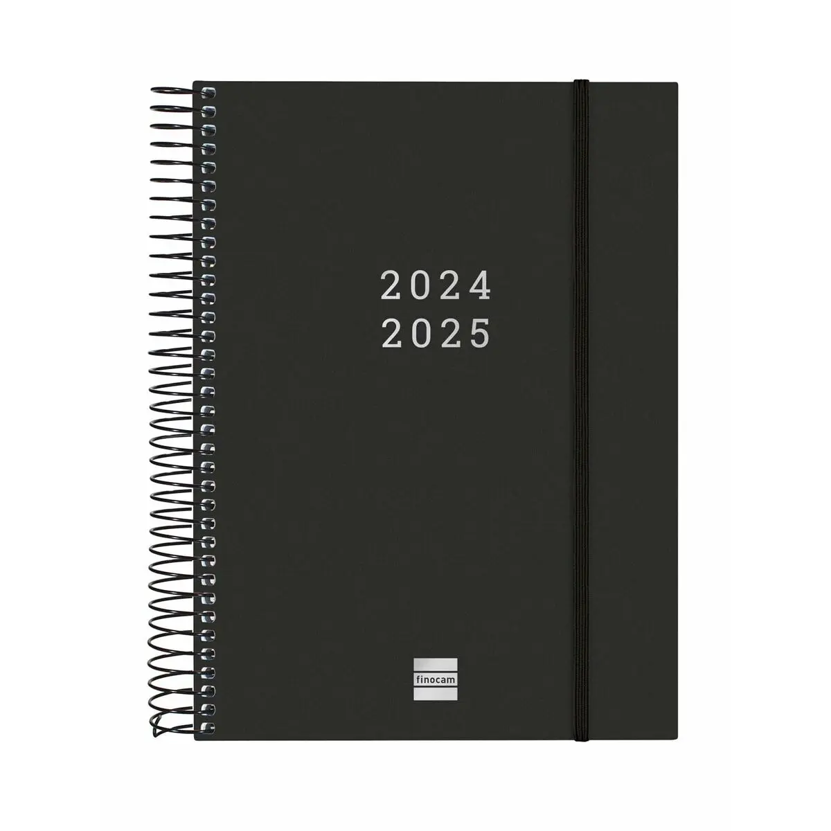 Agenda Finocam Nero A5 15,5 x 21,2 cm 2024-2025