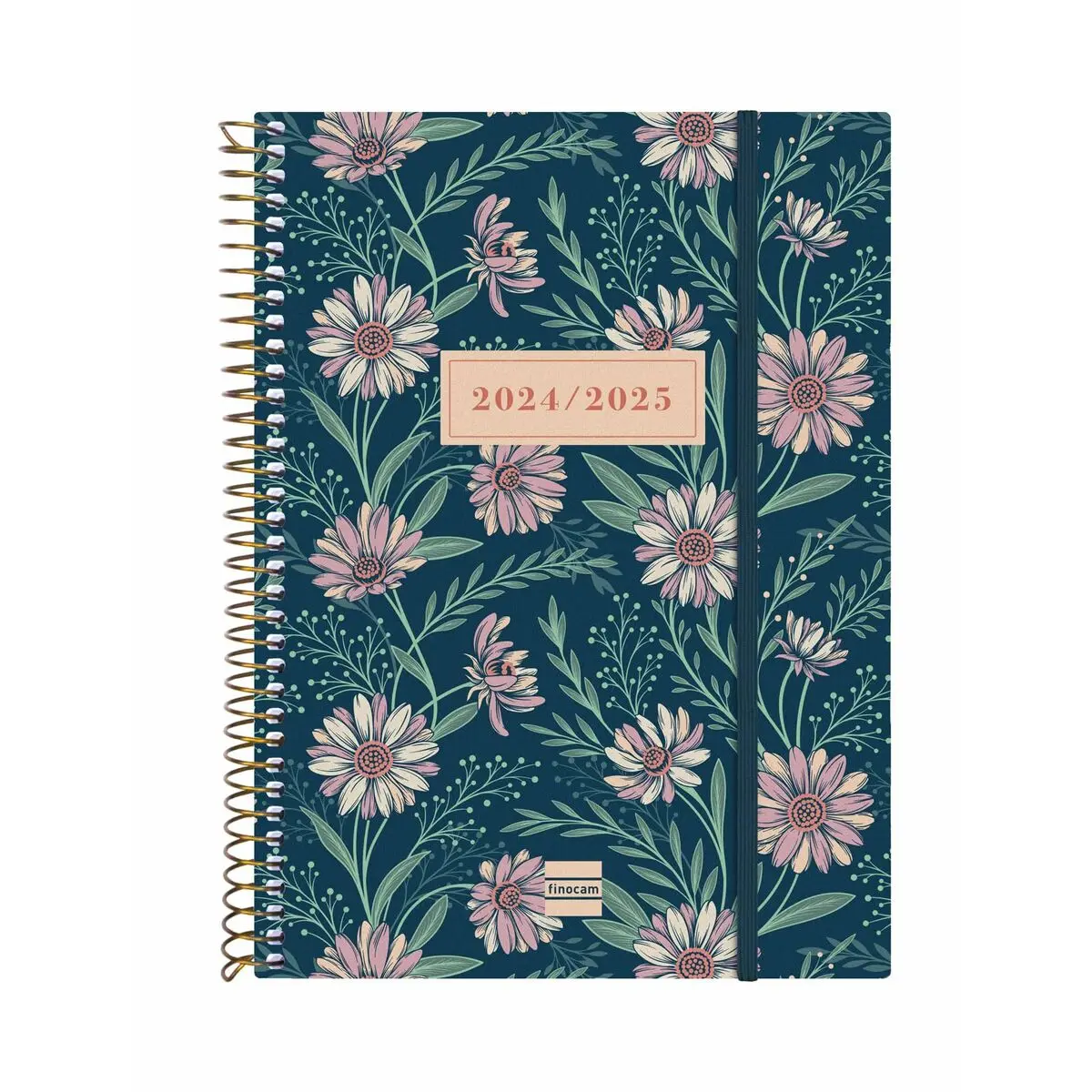 Agenda Finocam Daisy Multicolore A5 15,5 x 21,2 cm 2024-2025