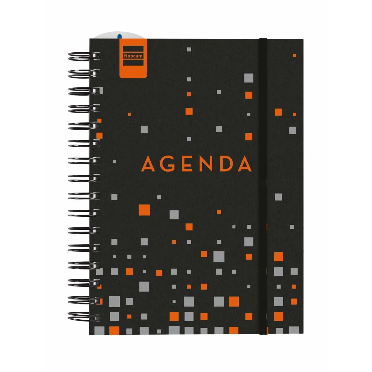 Agenda Finocam Pixel Multicolore Quarto 15,5 x 21,5 cm 2024-2025