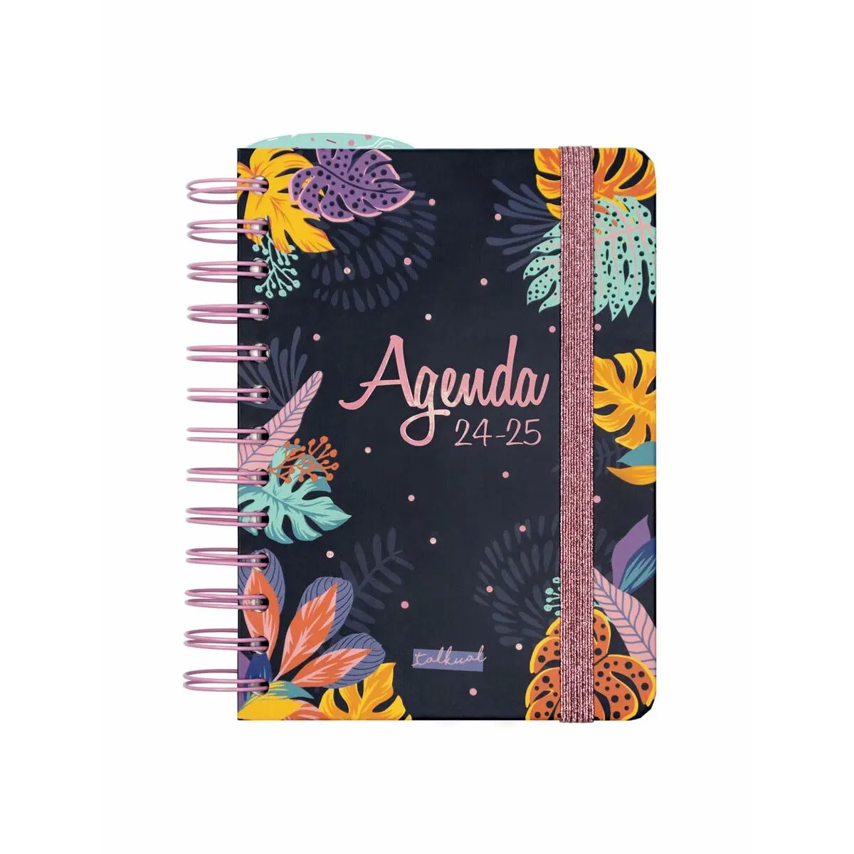 Agenda Finocam Talkual Wild Multicolore 1/8 12 x 16,9 cm 2024-2025