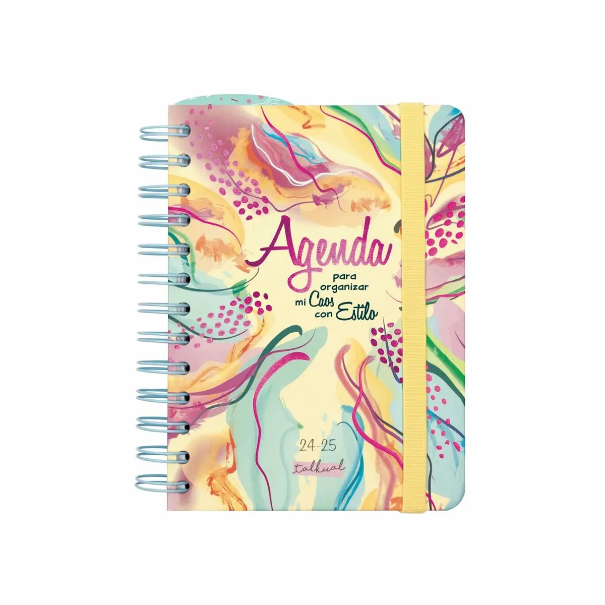 Agenda Finocam Talkual Style Multicolore 1/8 12 x 16,9 cm 2024-2025