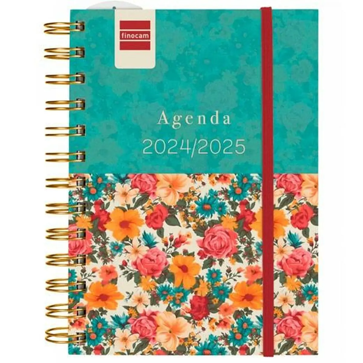 Agenda Finocam 8º SVH Garden Verde Multicolore 1/8 12 x 16,4 cm 2024-2025