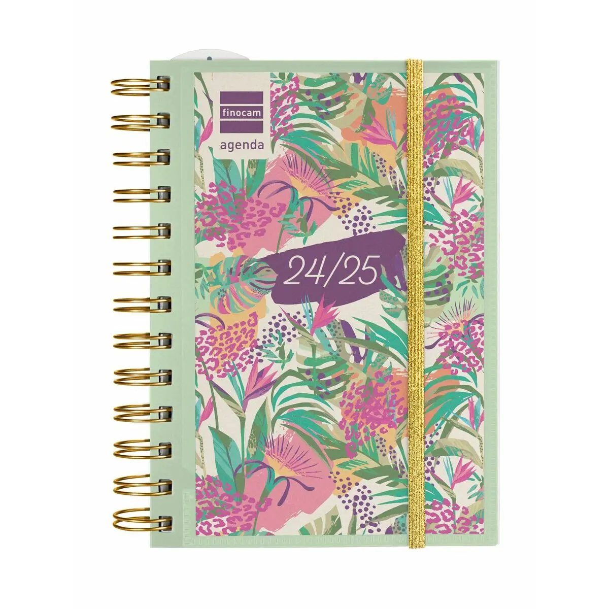 Agenda Finocam Tropic Multicolore 1/8 12 x 16,4 cm 2024-2025