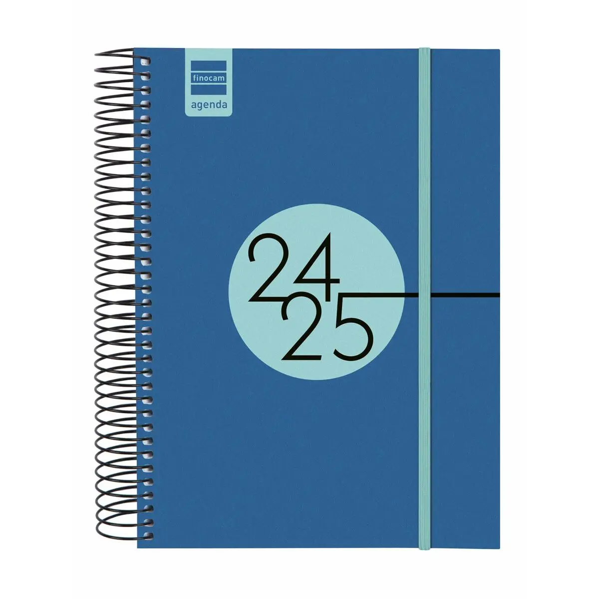 Agenda Finocam Blu cobalto 15,5 x 21,2 cm 2024-2025