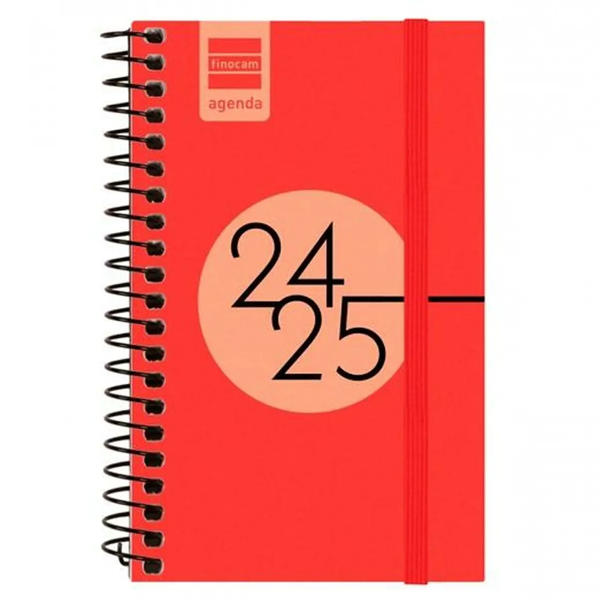 Agenda Finocam SVH Rosso 7,9 x 12,7 cm 2024-2025