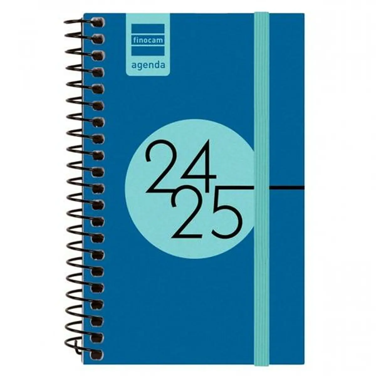 Agenda Finocam Blu cobalto 7,9 x 12,7 cm 2024-2025