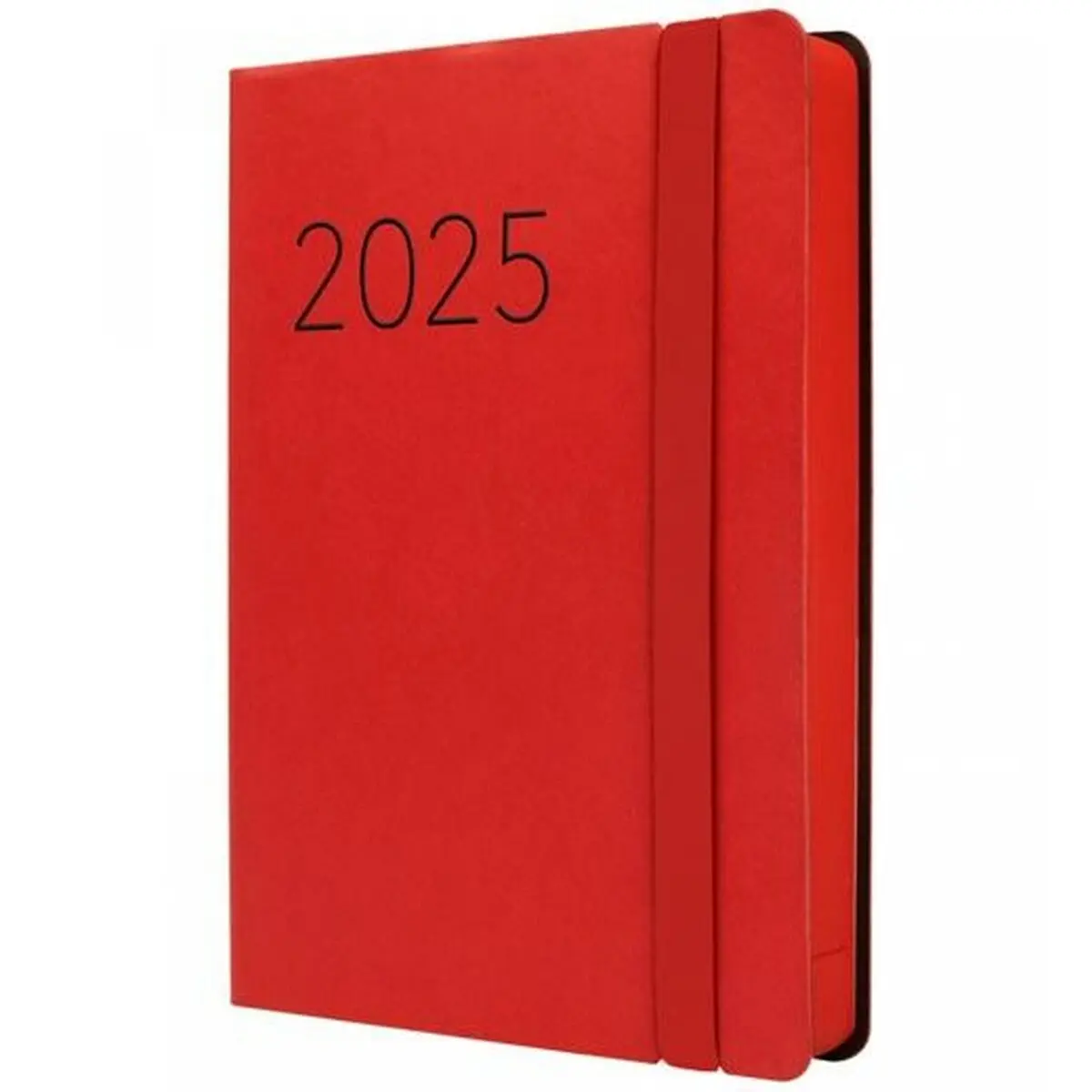 Agenda Finocam FLEXI Rosso 11,8 x 16,8 cm 2025 Liscia