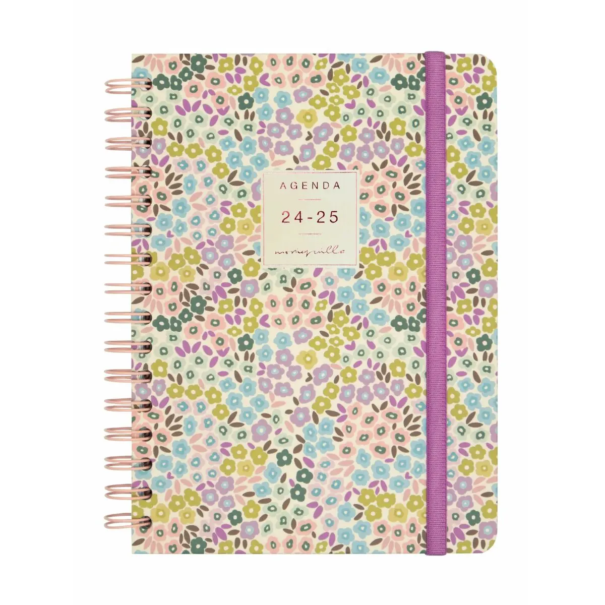 Agenda Finocam Moniquilla Beauty Multicolore A5 15,5 x 21,2 cm 2024-2025