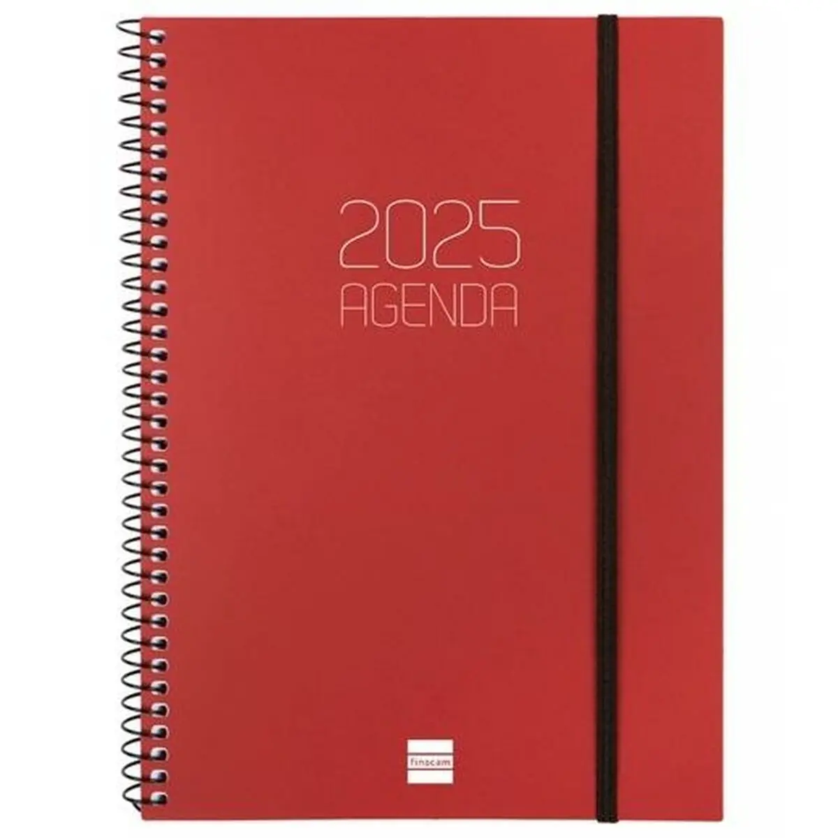 Agenda Finocam OPAQUE Bordeaux A5 15,5 x 21,2 cm 2025